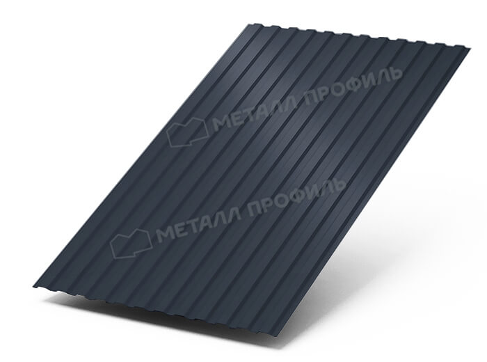 Фото: Профнастил МП10 х 1100 - A (ПЭ-01-7016-0.4±0.08мм) в 