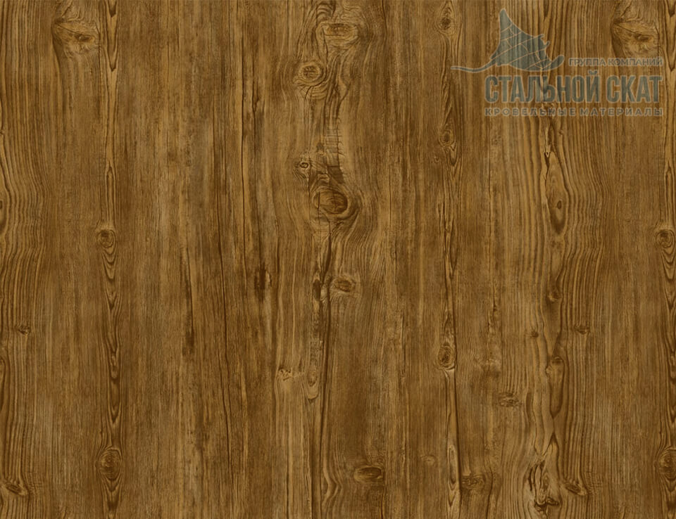 Фото: Софит перфор. Lбрус-XL-14х335 (ECOSTEEL_T-01-ЗолотойДуб-0.5) в 