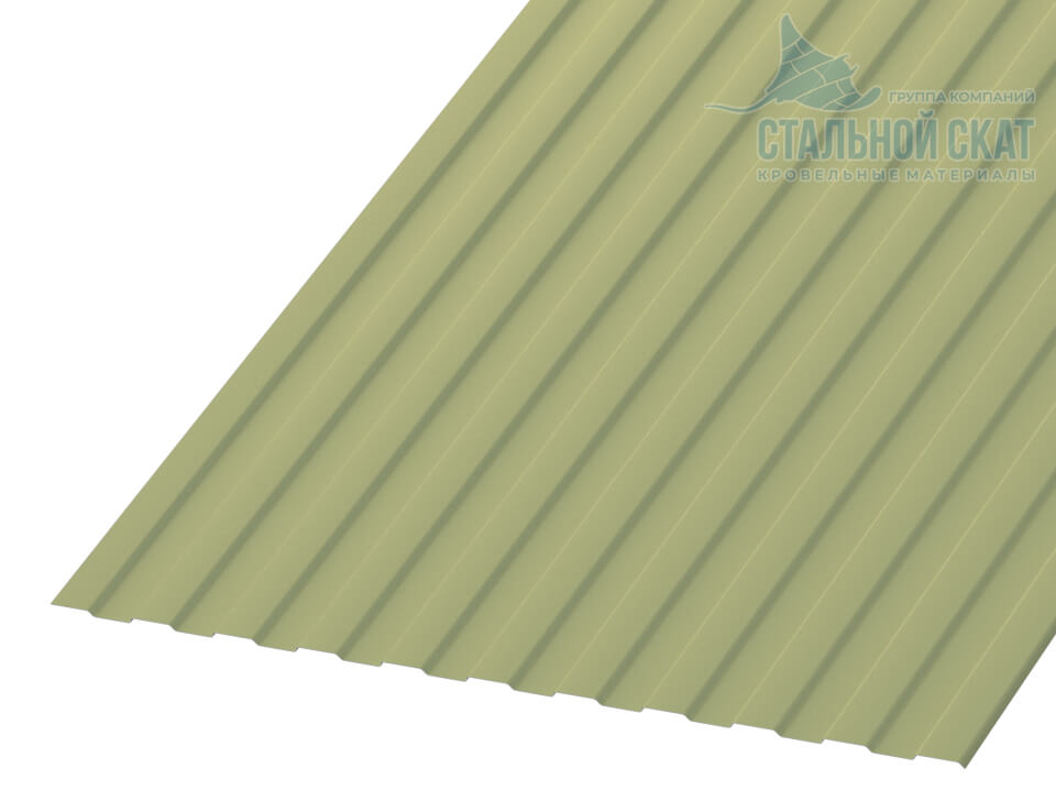 Фото: Профнастил С8 х 1150 NormanMP - A (ПЭ-01-6019-0.5) в 