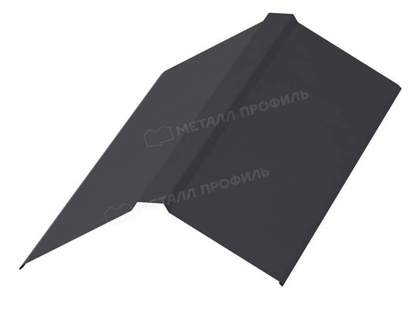 Планка конька плоского 190х190х2000 (ПуреМПтек_Мат-20-7024-0.5)