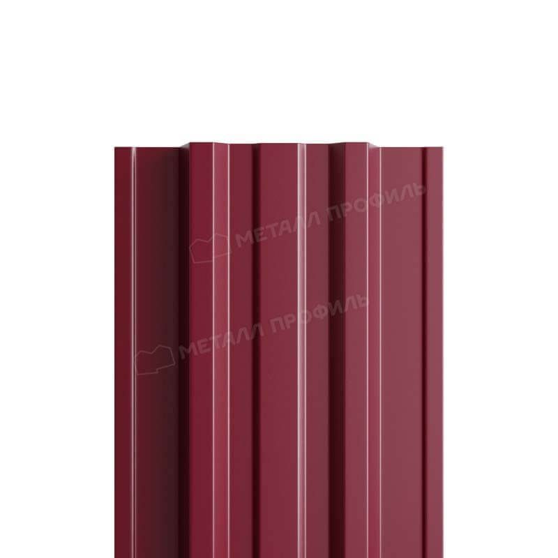 Штакетник металлический МП TRAPEZE-T 16,5х118 Двусторонний (ПЭД-01-3005\3005-0.45).