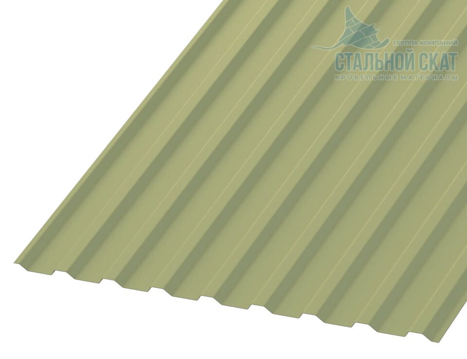 Профнастил МП20 х 1100 - B (ПЭ-01-6019-0.45)