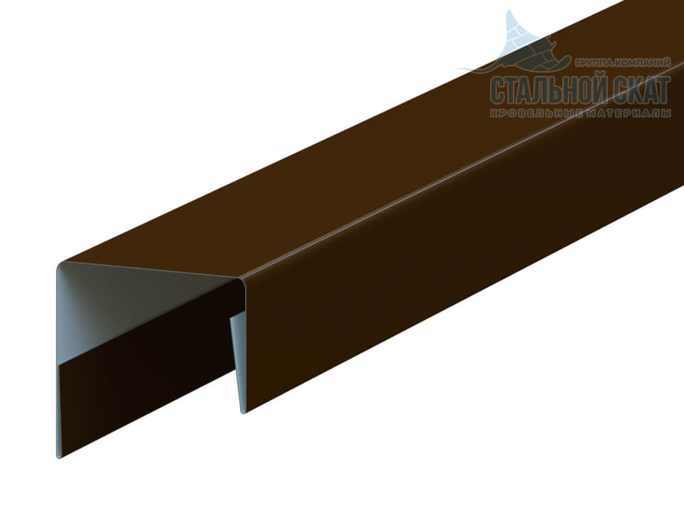 Планка П-образная 23х22х2000 (ПЭ-01-8017-0.45)