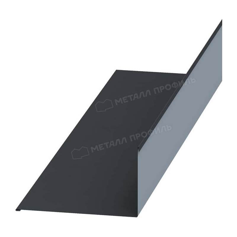 Планка примыкания верхняя 250х147х2000 (VALORI-20-Grey-0.5)