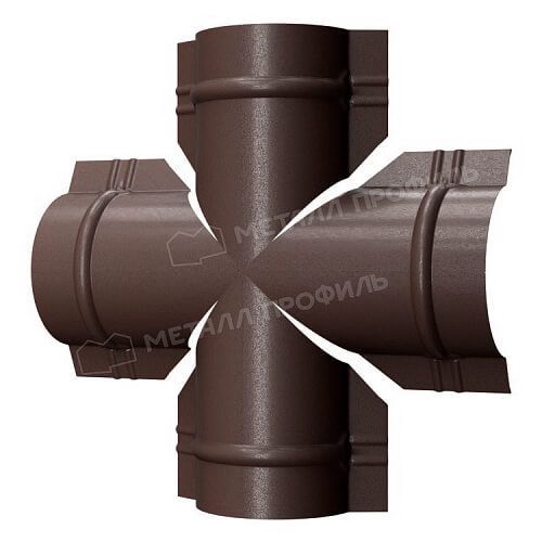 Четверник для круглого конька R110 NormanMP (ПЭ-01-8017-0.5)