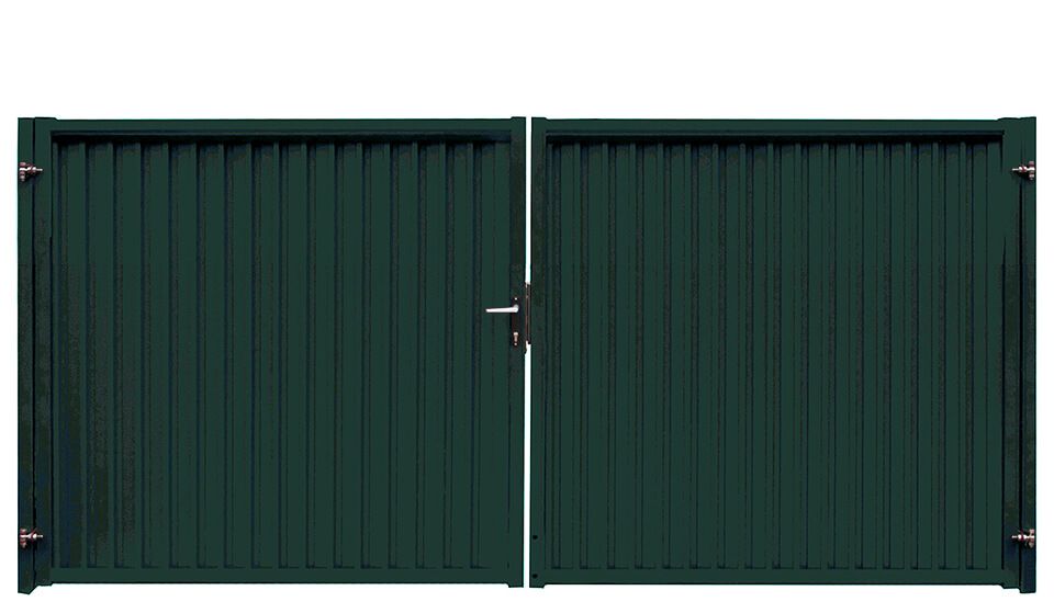 Ворота Estet 1,65х3,6 RAL 6005